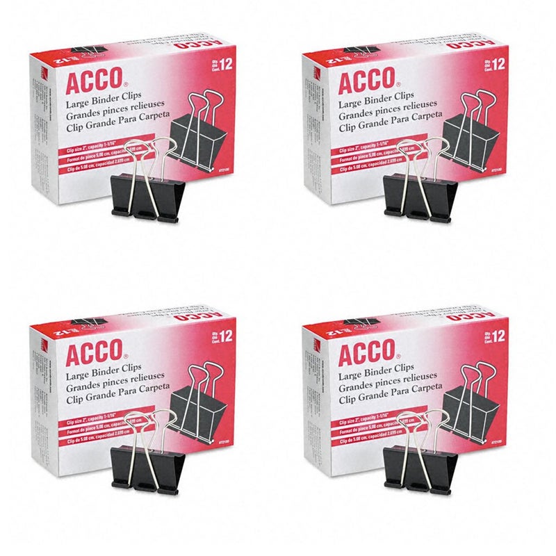ACCO Premium Prong Fastener Sets for 4 12 Inch 2Hole Punch Size 3 12Inch Capacity 50 Pack 70424