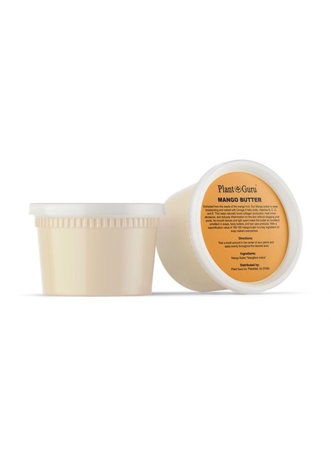 Plant Guru Raw Mango Butter 16 oz. / 1 lb. - 100% Pure Natural Unrefined - Great for Skin, Body and Hair Growth. DIY Soap Making, Body Butter, Lotions and Creams.  - Image 3