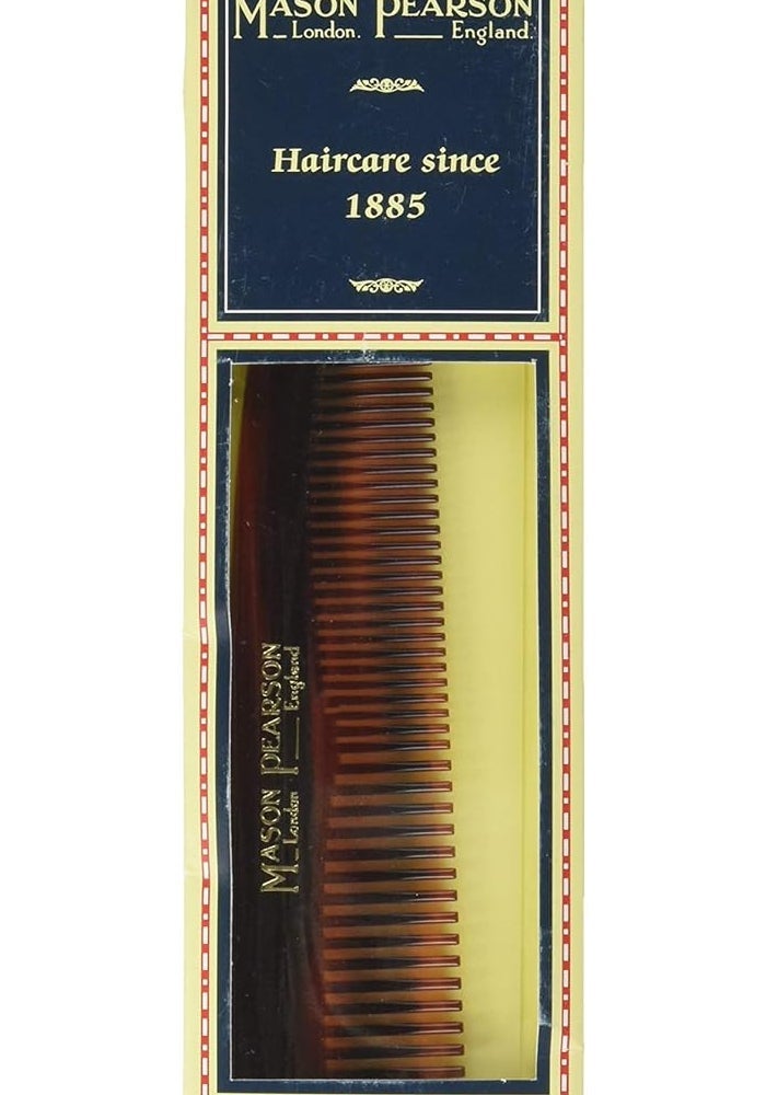 Mason Pearson Handcrafted Pocket Comb - Durable Tortoise Shell Design - Image 2