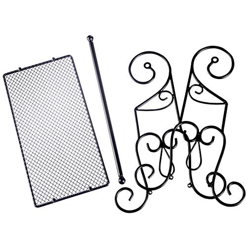 Fox Valley Traders Home Marketplace Kitchen Paper Towel Rack & Organizer Stand, Black - Image 3