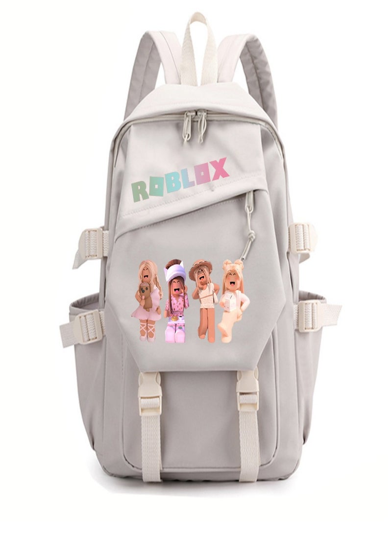 Roblox Children Bag Sackpack Backpack Laptop Sports Bags Fashion for  Kids