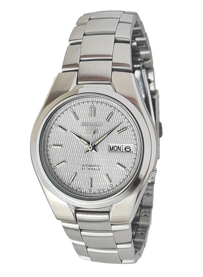 Seiko ساعة يد أوتوماتيكية من الستانلس ستيل بعقارب دائرية الشكل SNK601K1 للرجال - 37 ملم - Image 1