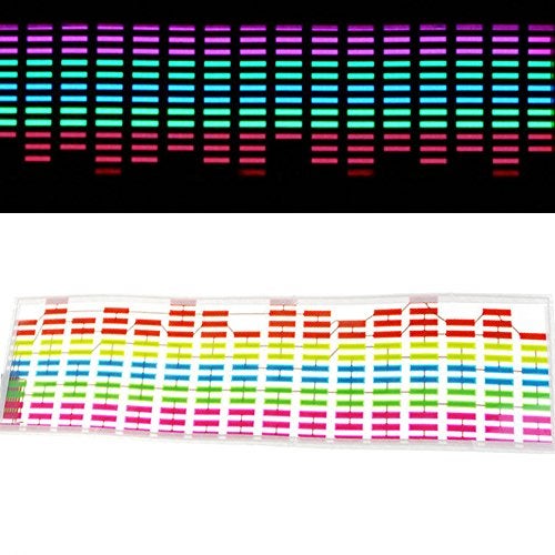 ESUPPORT 45 x 11cm Sound Music Activate Sensor Car Auto Sticker LED Light Equalizer Glow - Image 4