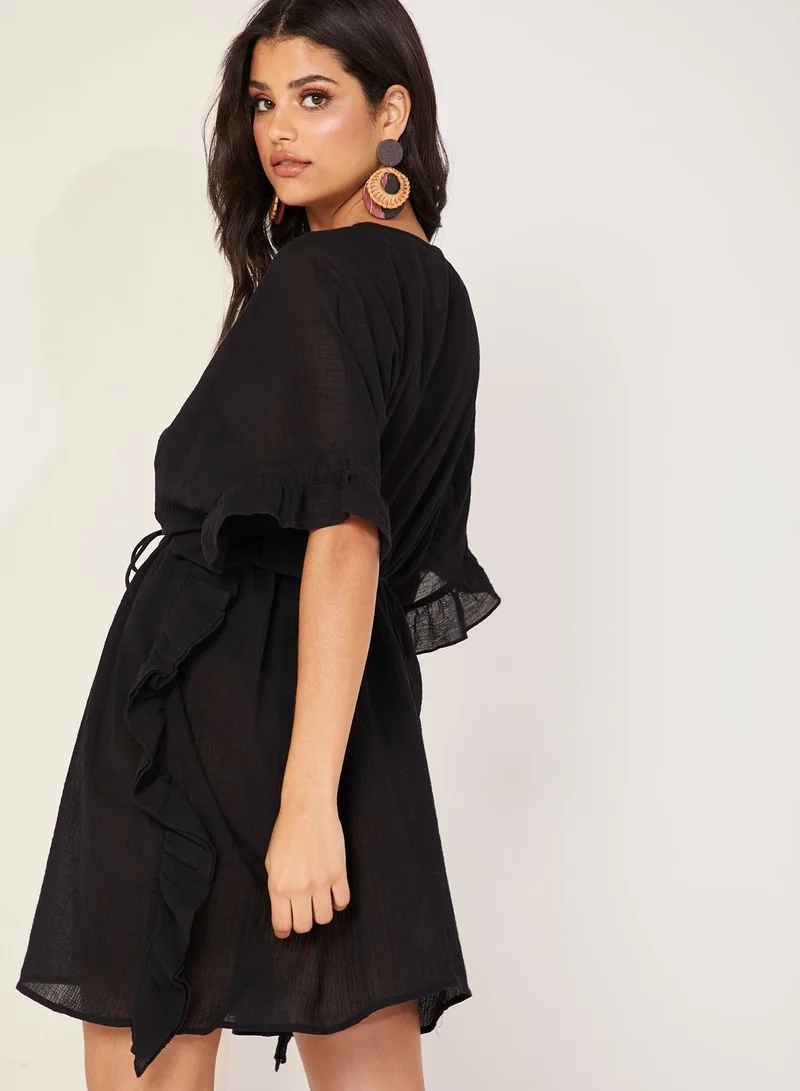 SEAFOLLY Lace Trim Beach Kaftan