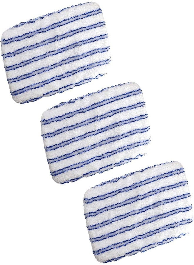 Masthome Microfiber Mop Refills 15x8 inches, 3 Pack, Washable & Reusable Microfiber Mop Pads for Wet and Dry Use, Large Surface Mop Replacement Pads for Flat Mop B076HM59FX, B07RQXR7PN - Image 1