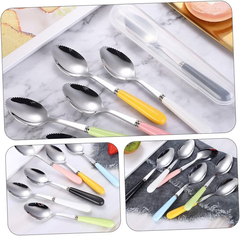 Flexible use switching Toddmomy 6Pcs Training Spoons Feeding and Scraping Utensils for Fruit Vegetables Non Stick for Little Hands Includes Simple multifunctional build Multiple design variants General compatible design Longevity upgraded craftsmanship Fault optimized construction All choice modern design Comfort grip KSA stocked goods Detachable clean All condition resistant crafted quality Precision processed material Extra part combo compatible Fixed & portable compatible Multi-hub shipment dispatch Long term storage compatible Any KSA address orderable Durability boost selected material Compact trendy practical build Foldable Varied size selections Single & bulk use compatible Ready varied options Worldwide simple practical design Easy assemble - Image 5
