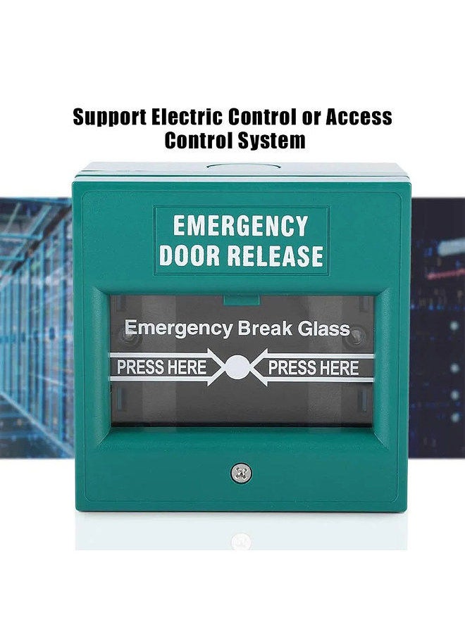 Generic - Emergency Door Release Glass Break Alarm Button Fire Alarm Swtich Break Glass Exit Release Switch - Image 1