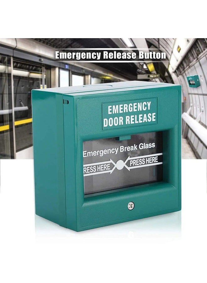 Generic - Emergency Door Release Glass Break Alarm Button Fire Alarm Swtich Break Glass Exit Release Switch - Image 1