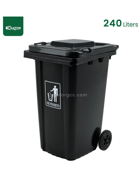 Gator Garbage can without Pedal 240L Black