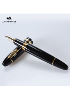 xozgdovg Metal ink sac ink dual practice pen gold clip black 