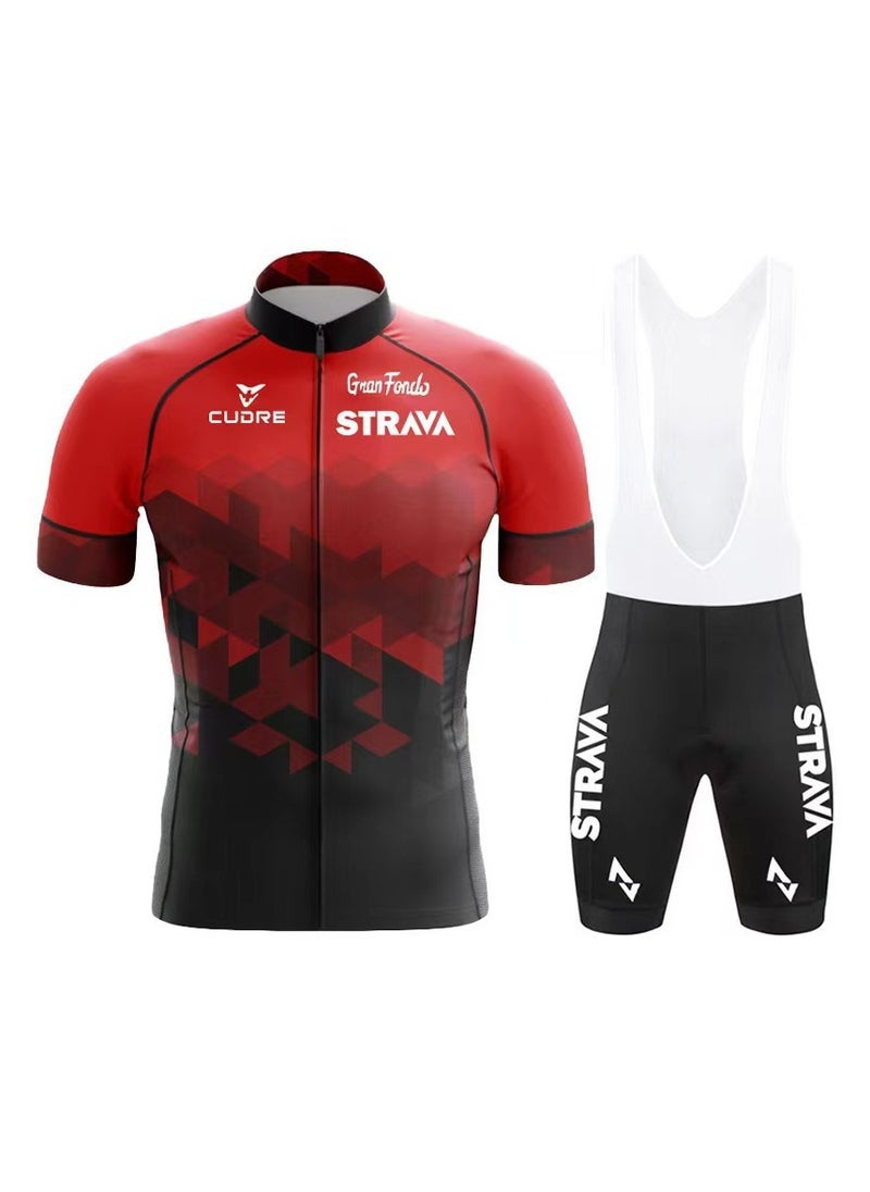 KUYING GR New Summer Outdoor Sunscreen Moisture Absorption Quick Drying Bicycle Women's Cycling Clothing Set  - Image 1