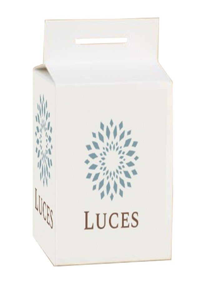 Luces Smokeless Scented Paraffin Wax 3"X3" Golden Glitter Tall Pillar Candle for Decoretion pck2 - Image 5