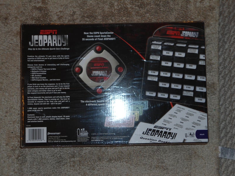 Pressman ESPN Jeopardy Game - Image 2