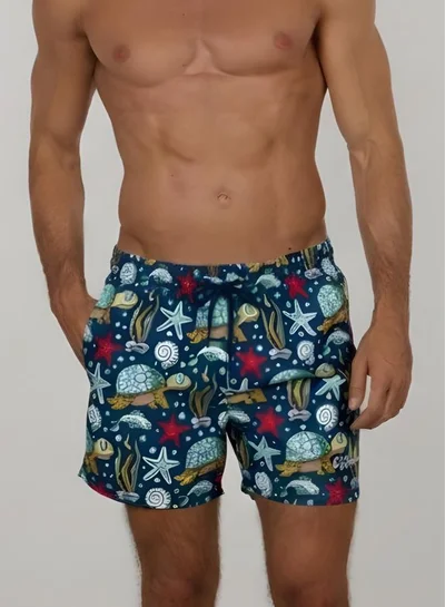 Just Nature Swim Shorts Little Turtle