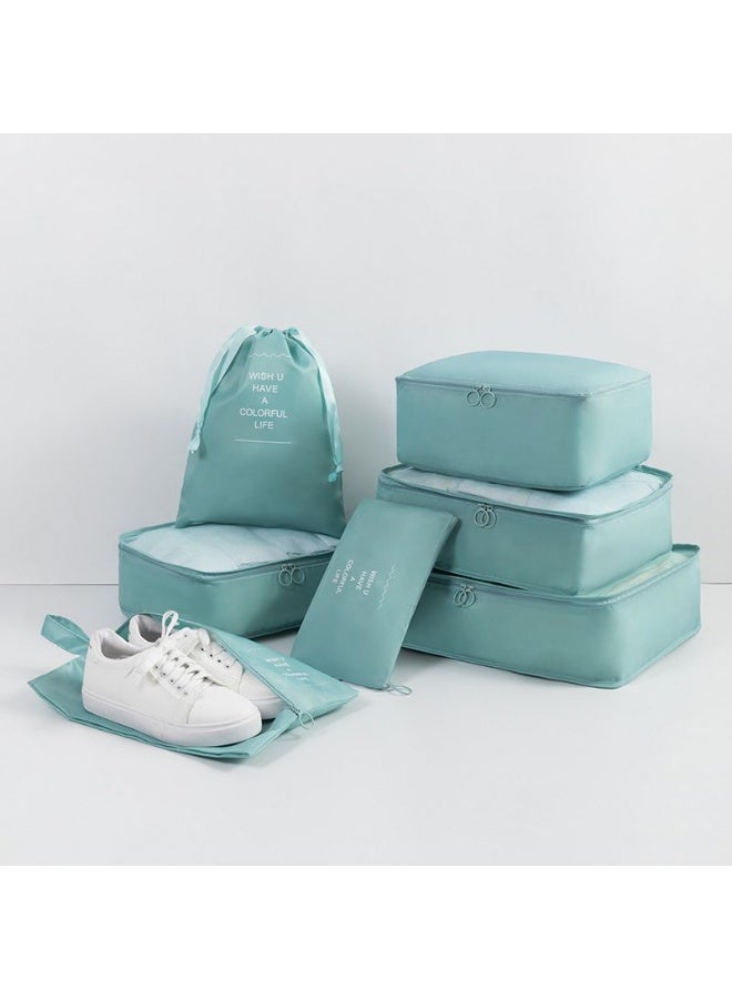 7-Piece Travel Packing Cube Set - Multi-Functional Suitcase Organizer Bags with Shoe Bag & Toiletry Pouch - Waterproof Luggage Compression Organizers for Clothes and Accessories - Image 3