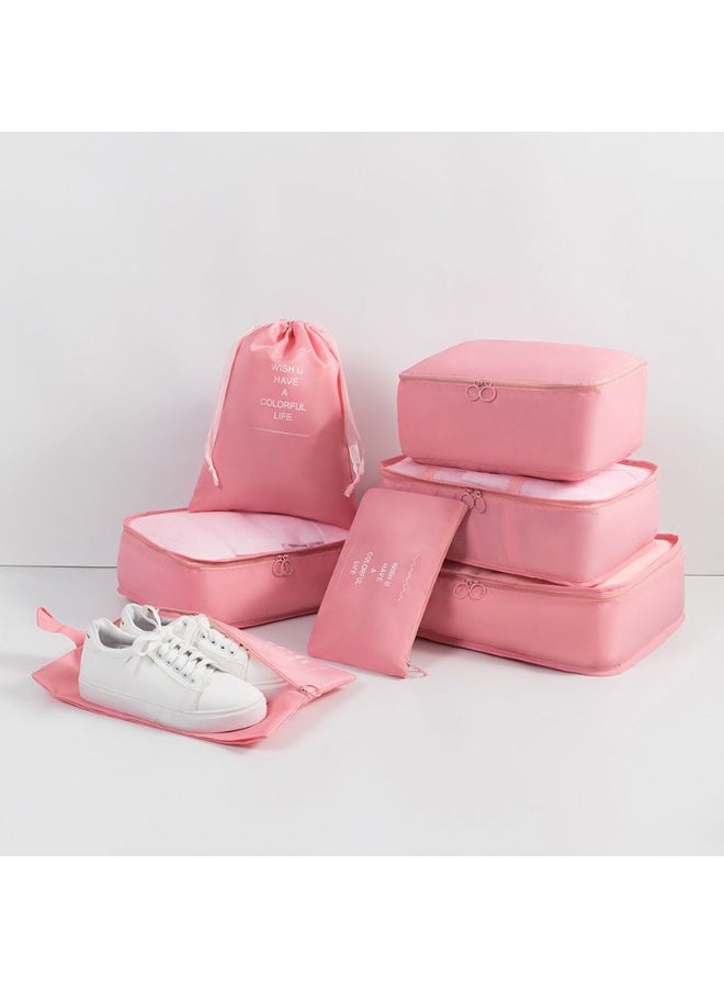 7-Piece Travel Packing Cube Set - Multi-Functional Suitcase Organizer Bags with Shoe Bag & Toiletry Pouch - Waterproof Luggage Compression Organizers for Clothes and Accessories - Image 2