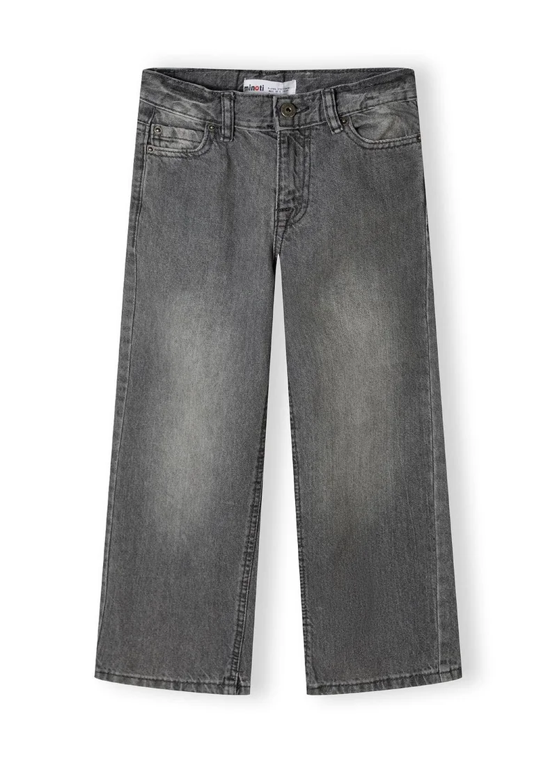 MINOTI Teen Boys Baggy Fit Denim Jeans with Back Waistband Patch