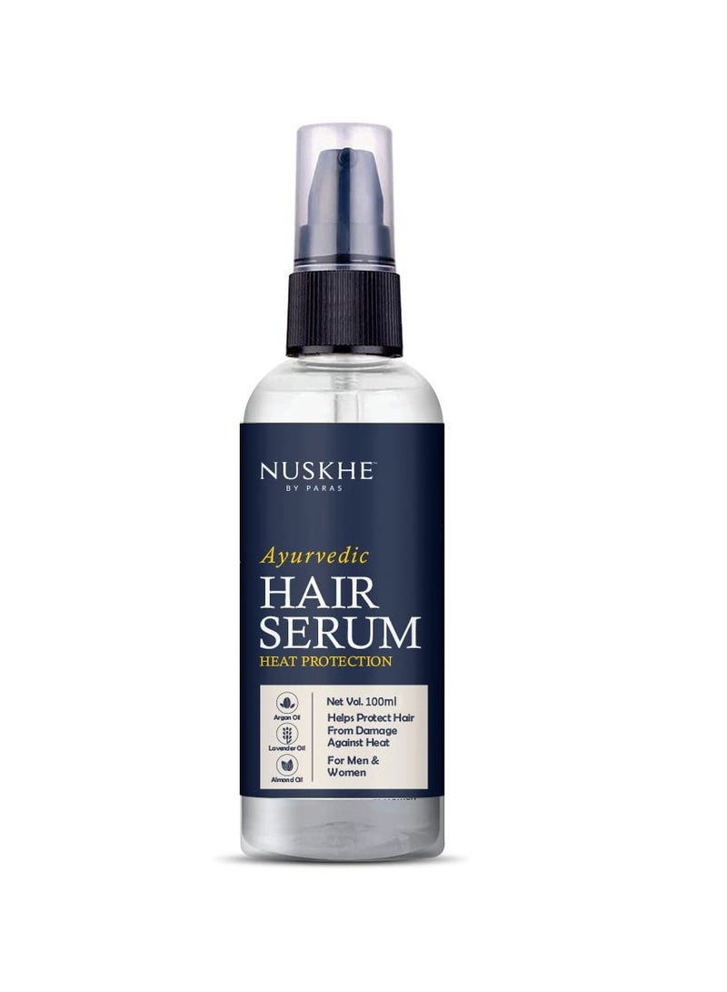 Nuskhe By Paras Nuskhe by Paras Hair serum for heat protection from Straightening and curling iron For Shiny non frizzy and tangle free hair - Image 1
