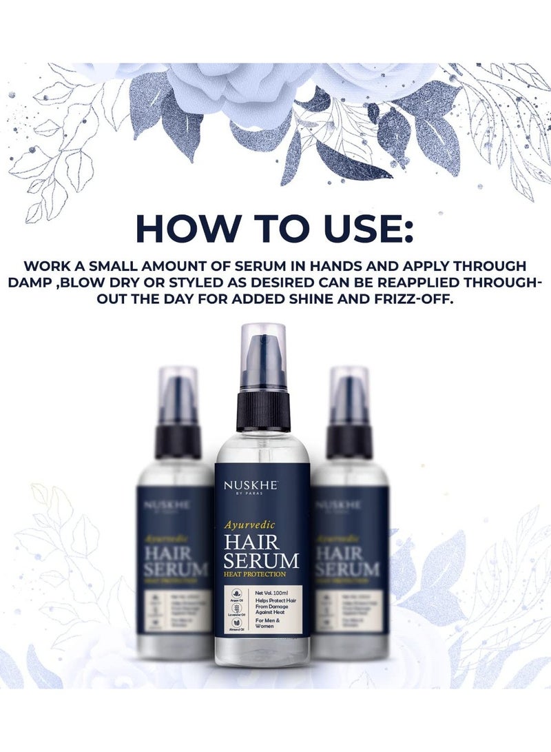 Nuskhe By Paras Nuskhe by Paras Hair serum for heat protection from Straightening and curling iron For Shiny non frizzy and tangle free hair - Image 4