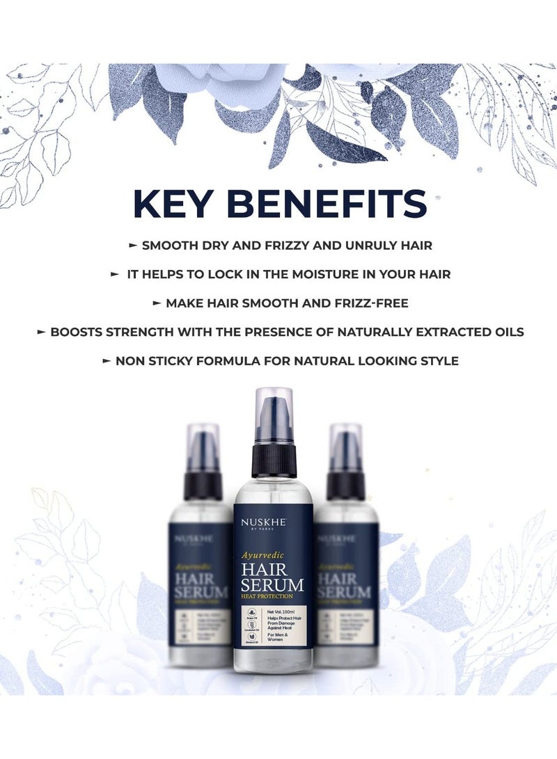 Nuskhe By Paras Nuskhe by Paras Hair serum for heat protection from Straightening and curling iron For Shiny non frizzy and tangle free hair - Image 2