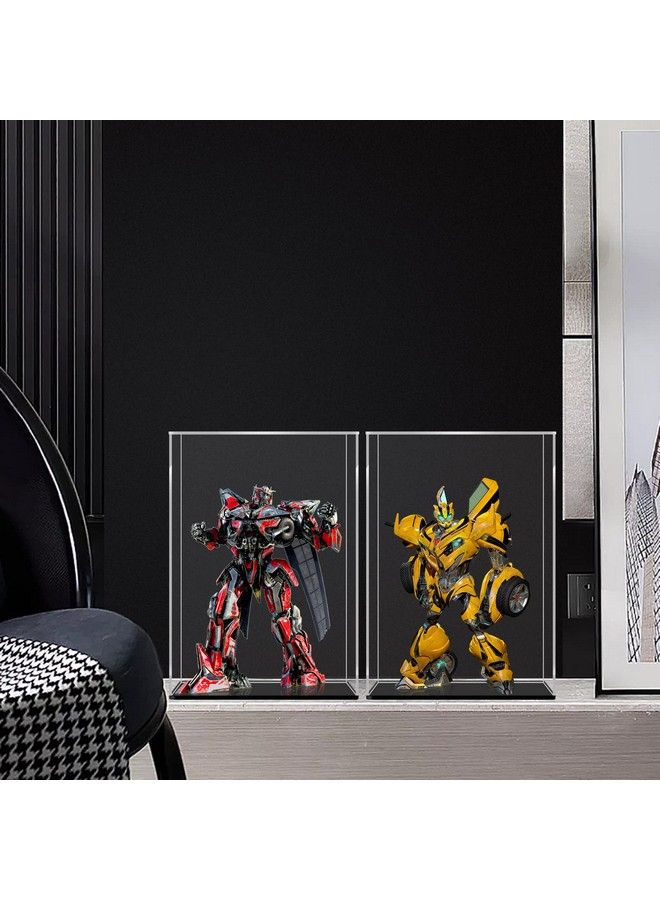 Clear Acrylic Display Case For Collectibles, Assemble Cube Display Box Stand Dustproof Protection Showcase For Action Figures Toys (8X8X10 Inch; 20X20X25Cm) - Image 4