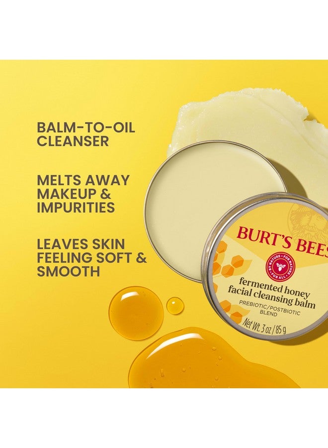 Burt's Bees Fermented Honey Facial Cleansing Balm, With Prebiotic and Postbiotic Blend, Contains Fermented Honey and Green Tea, Natural Origin Skin Care, 1 Tin, 3 oz. - Image 2