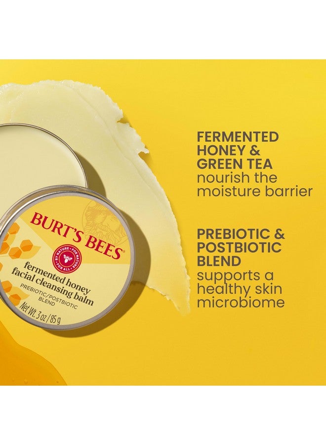 Burt's Bees Fermented Honey Facial Cleansing Balm, With Prebiotic and Postbiotic Blend, Contains Fermented Honey and Green Tea, Natural Origin Skin Care, 1 Tin, 3 oz. - Image 3