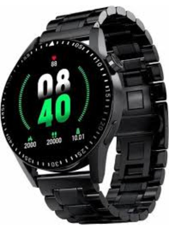 Fire-Boltt Talk 2 Pro Ultra 1.39" Round Display Stainless Steel Luxury Smart Watch, Bluetooth Calling & 360 Health Monitoring, 123 Sports Modes, Inbuilt Voice Assistant - Image 1