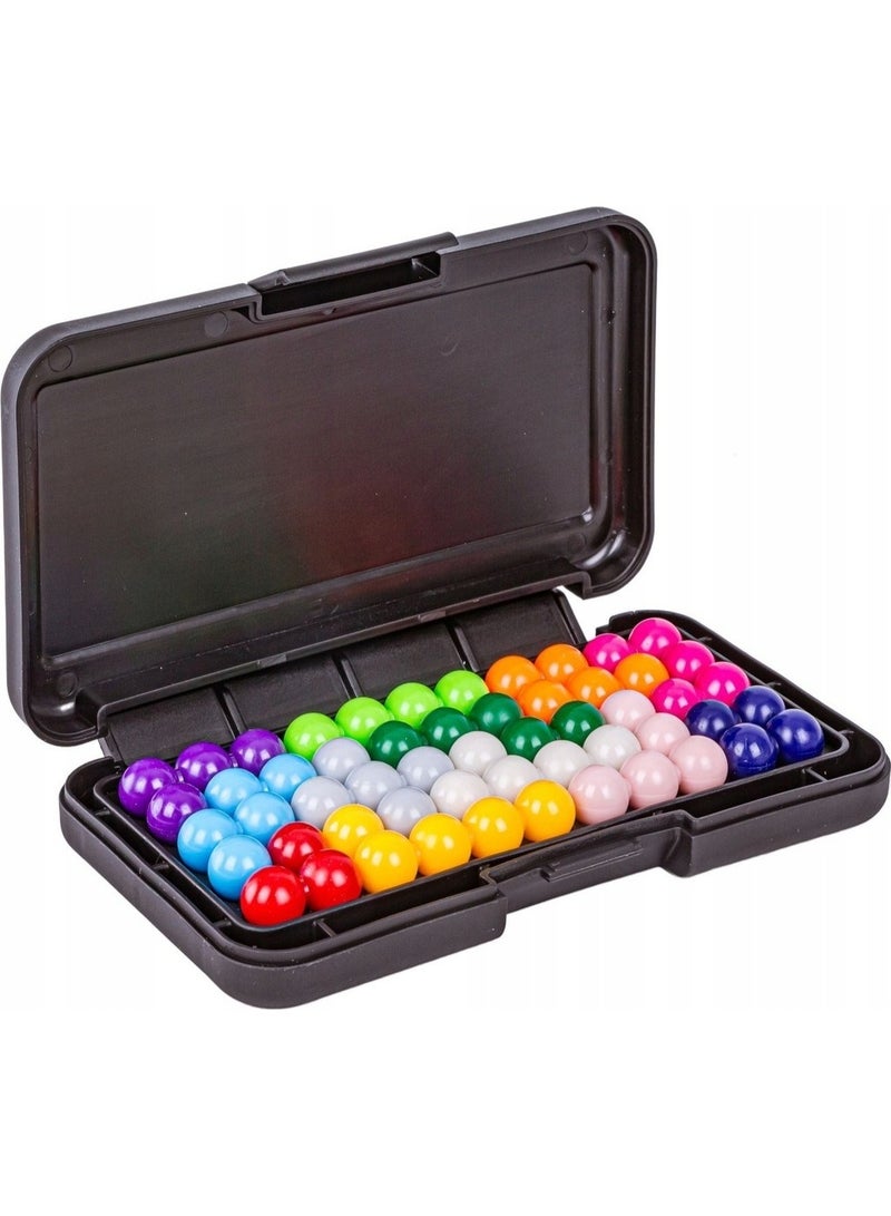 IQ Puzzle Brain Teaser Game for Kids Portable 3D Logic Puzzle 200 Challenges Educational Travel Game for Brain Development, Problem-Solving for Kids Adults (IQ Puzzle Blocks) - Image 2