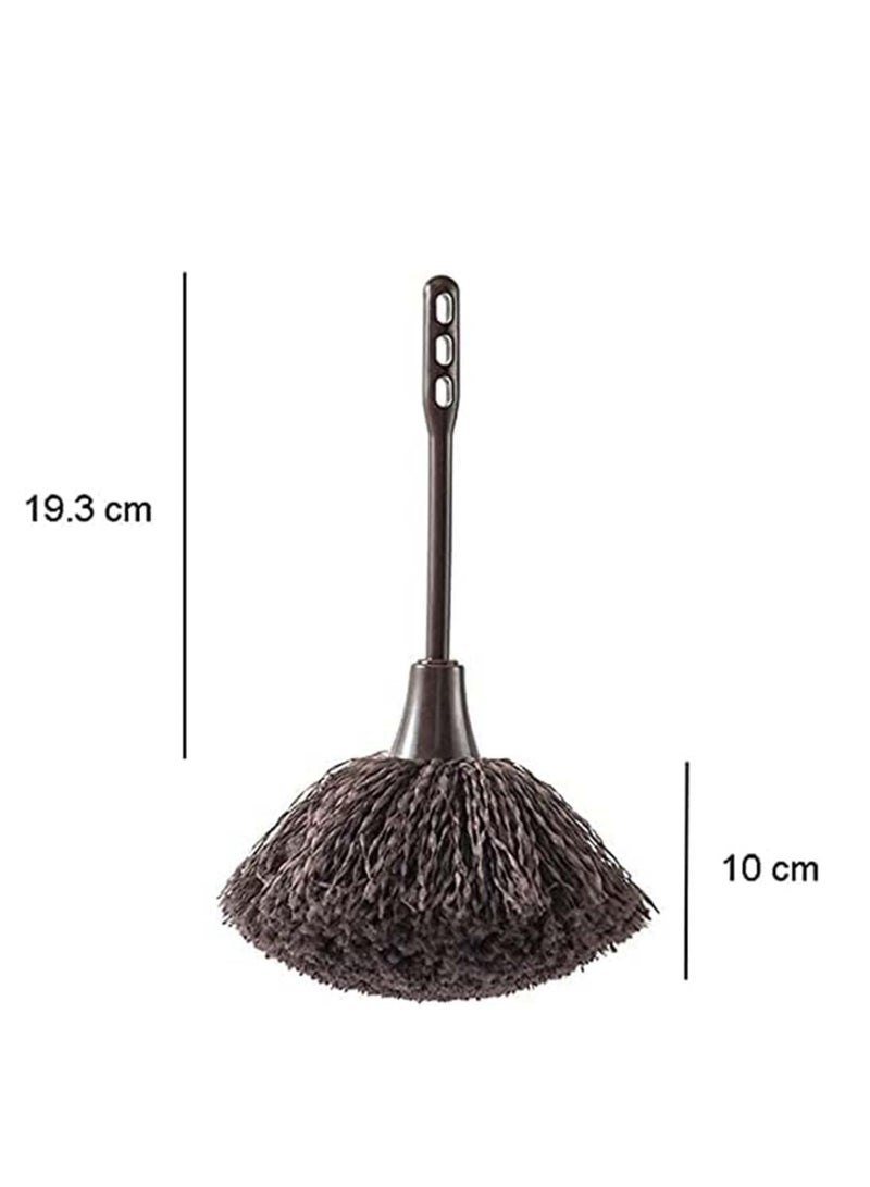 Loquat 2pcs Feather Duster Keyboard Brush Long Handle Car Duster for Blinds Kitchen Keyboard Office - Image 2