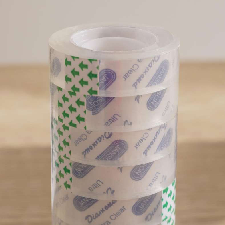 Pan Home Clear Tape 1.5X3200 cm - Transparent - Image 2