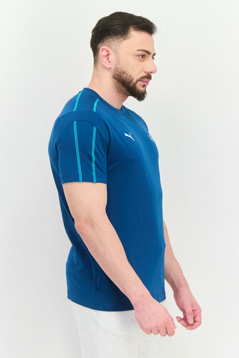 PUMA Puma x Mercedes AMG Men Sportswear Fit Short Sleeves Training T-Shirt, Teal Green - Image 2