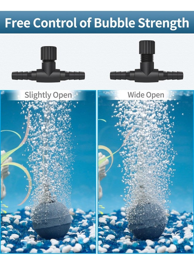 باوفلي صمامات التحكم في هواء حوض السمك من Pawfly لأنابيب الهواء بقطر داخلي 3/16 بوصة، وحدات تحكم في تدفق الهواء البلاستيكية أحادية الاتجاه، منظمات، موصلات خراطيم سوداء قابلة للتعديل، ملحقات مضخة هواء لأحواض الأسماك، عبوة من 10 قطع - Image 3