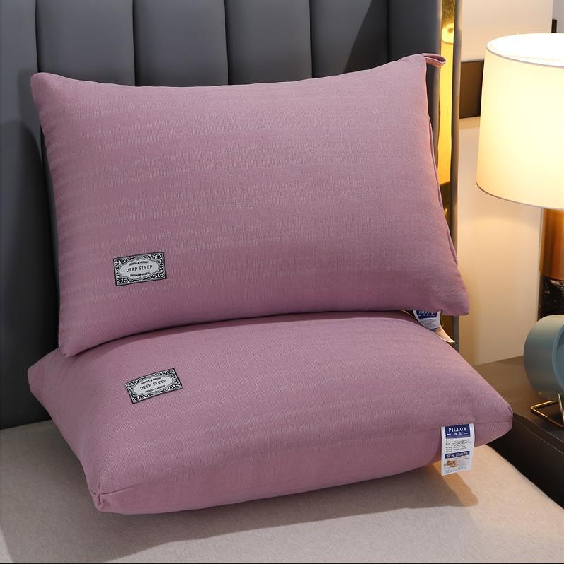 Pillow Pillow A Pair Of Household Sleep Neck Washable Whole Head Does Not Collapse Pillow Core - Image 5