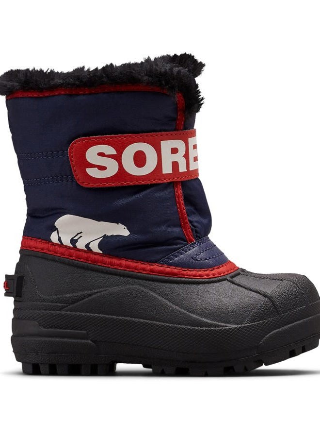 SOREL Children's Snow Commander Boot, Nocturnal/Sail Red, 10 Little Kid - Image 1