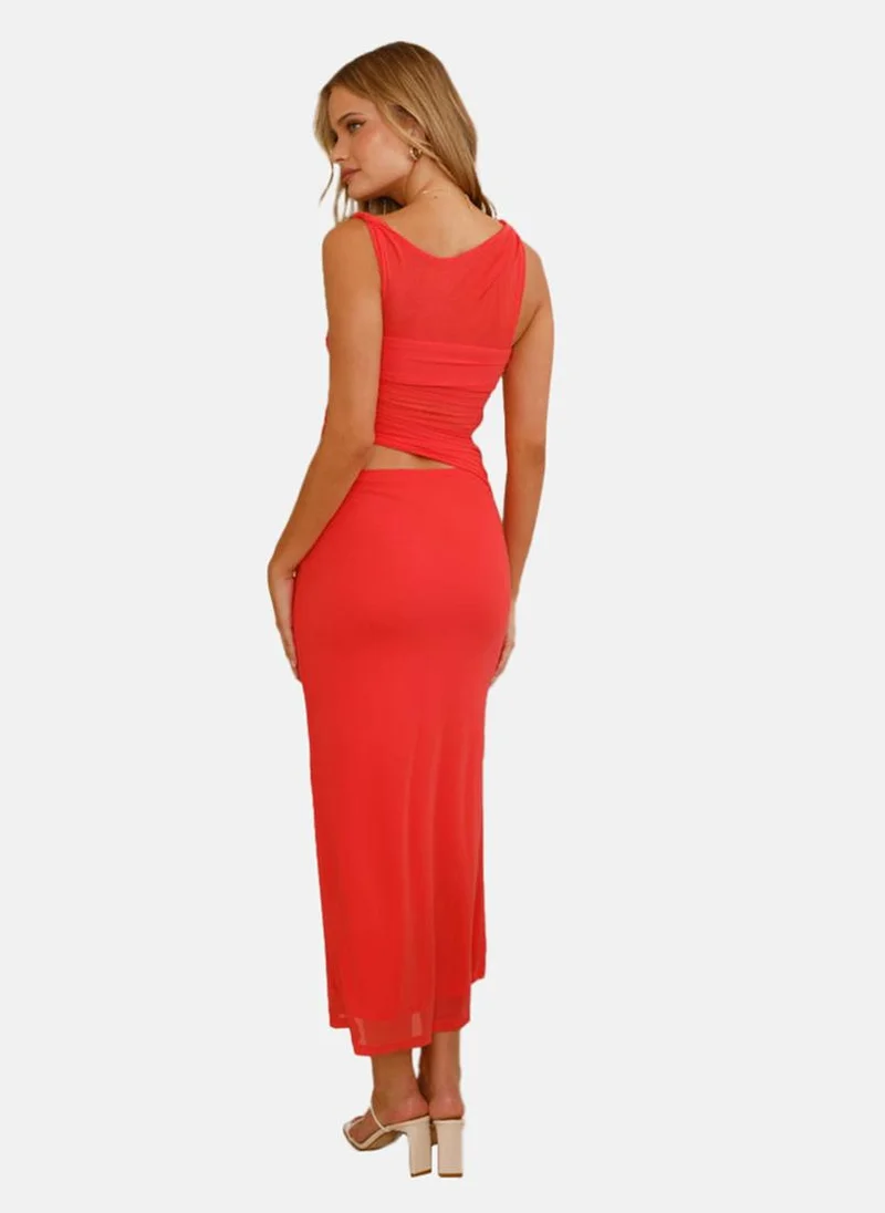 YUNIQEE Cutout Column Dress