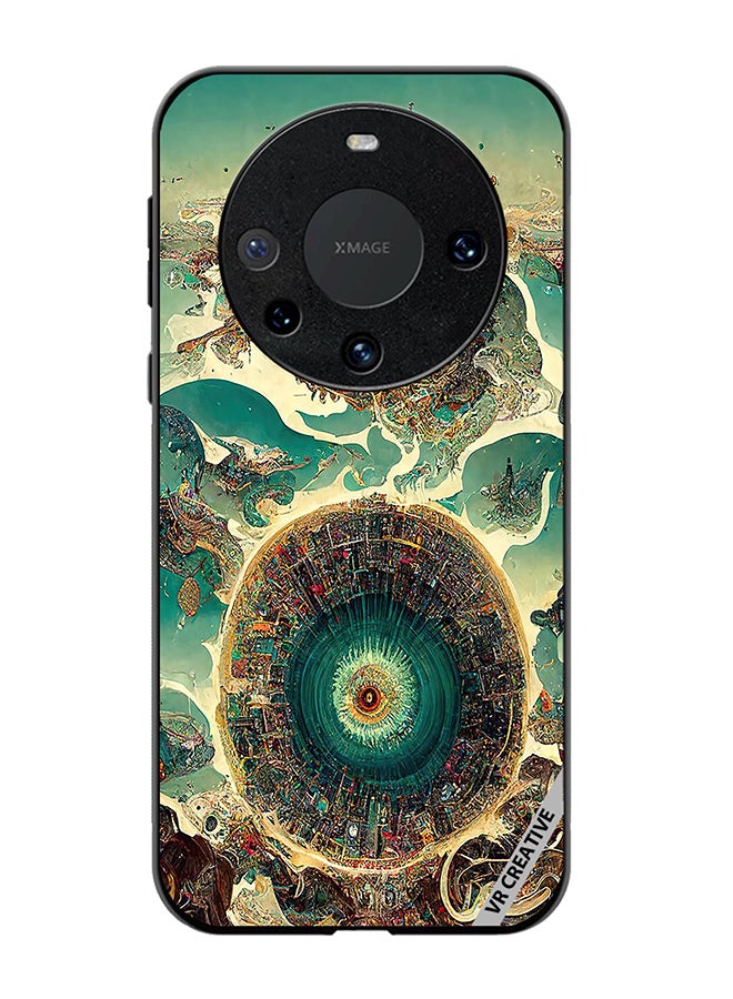 VR CREATIVE Protective Case Cover For Huawei Mate 60 Pro Plus Surreal City Design Multicolour - Image 1