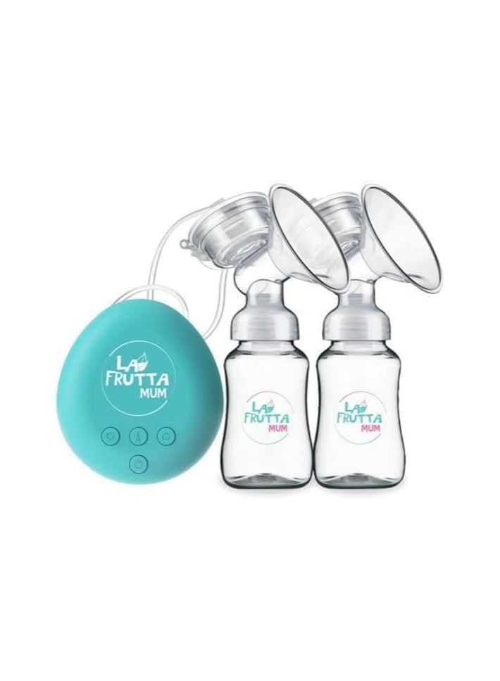 La Frutta Mom Portable Double Electric Breast Pump 180 ml x 2 Bottles