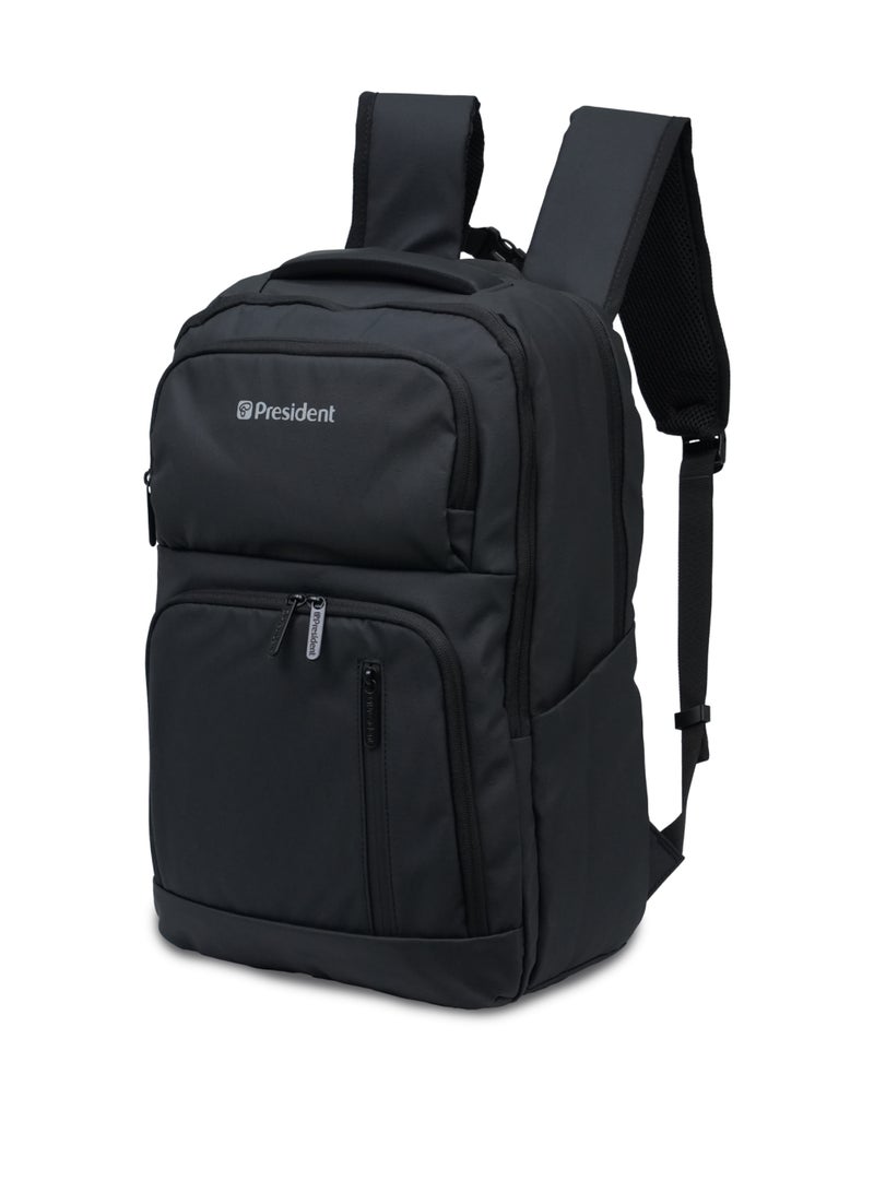 PRESIDENT Backpack Business Travel Durable Backpack with Waterproof Fashionable Multifunctional College School Backpack for Men Women Camping Hiking Outdoor Sports ( Black ) BPP7822 - Image 2