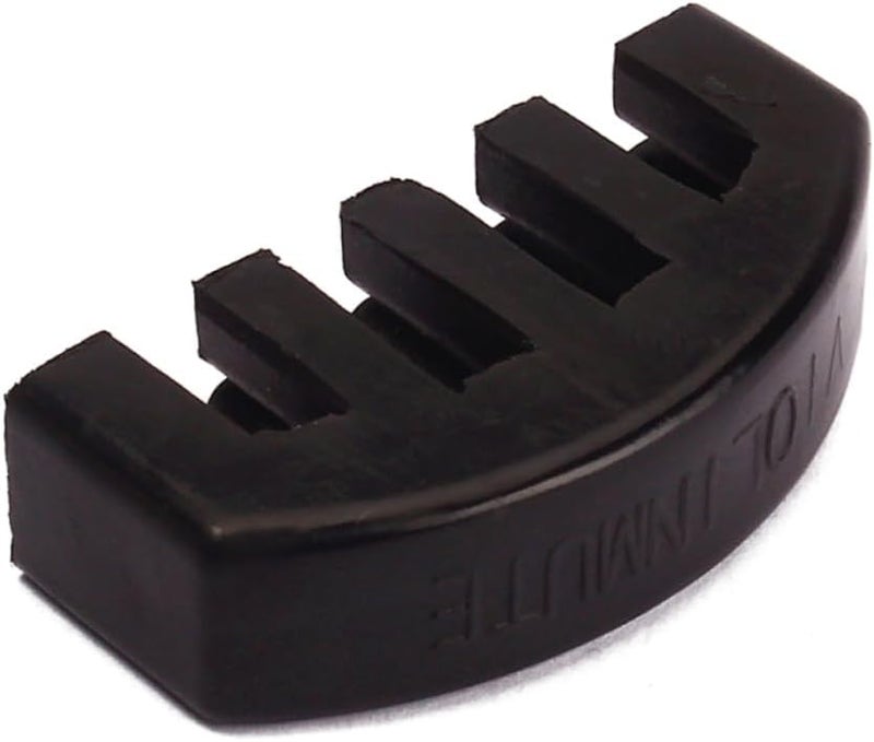 TOYANDONA Black Violin Practice Mute Ultra Quiet Muffle for Violin Made of Heavy Duty Rubber - Image 1