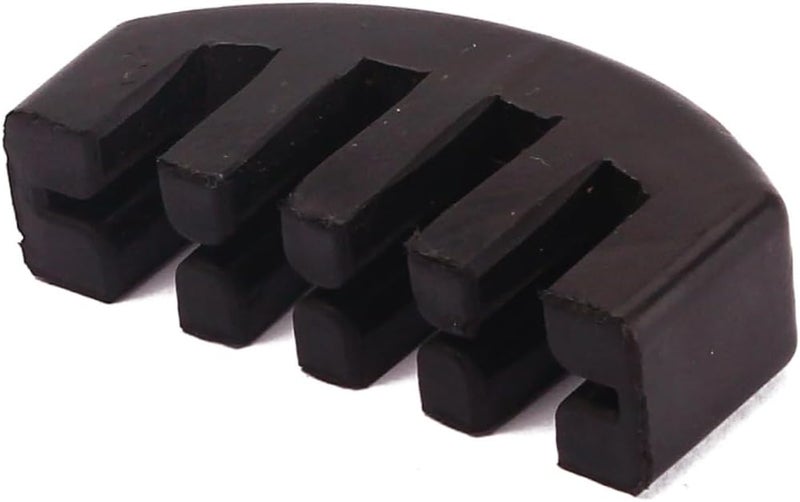 TOYANDONA Black Violin Practice Mute Ultra Quiet Muffle for Violin Made of Heavy Duty Rubber - Image 4
