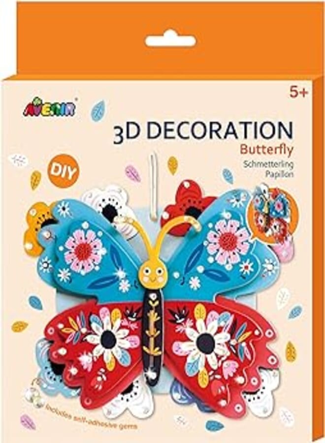 Avenir 3D Decoration Kit - Large Butterfly
