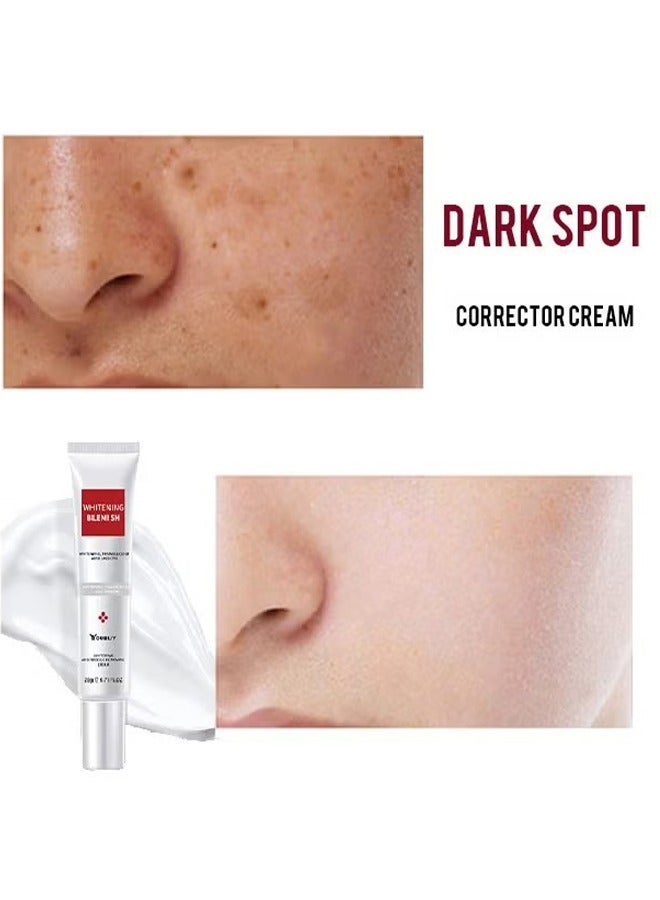 YOUBUY Whitening And Freckle Removing Cream,Dark Spot Corrector Remover Cream Whitening Moisturizing Brighten Complexion Improving Skin Barrier 20g - Image 2