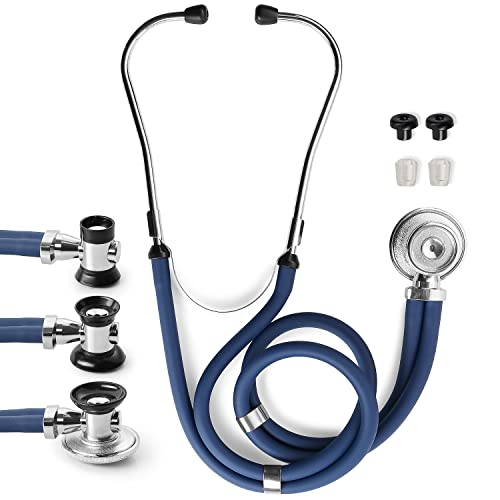 PrimaCare DS-9295-BL 30" Sprague Rappaport Style Stethoscope for Doctor, Nurse and Medical Student, Blue - Image 1