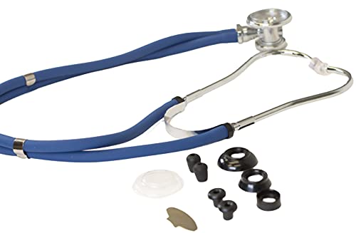 PrimaCare DS-9295-BL 30" Sprague Rappaport Style Stethoscope for Doctor, Nurse and Medical Student, Blue - Image 3