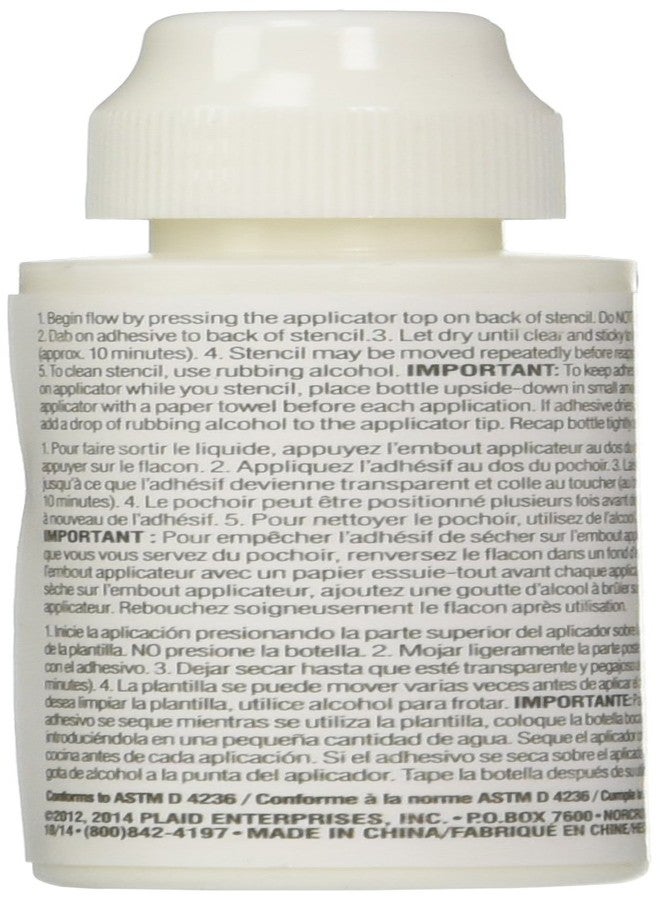 Delta Creative Stencil Magic Adhesive Liquid (1-Ounce), - Image 2