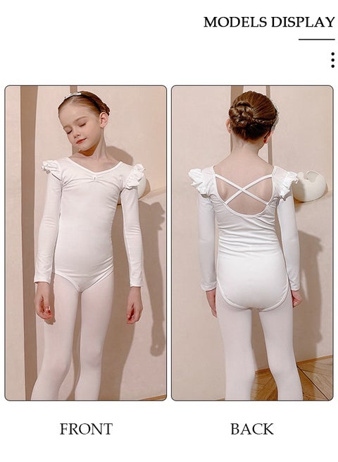 DUNISO Girls Ballet Dresses Leotards with Skirt Dance Dress Long sleeve  Ballerina Tutu Outfit Cotton Dress Ballet Skirt Mini Skirt Princess Dresses  Dance Wear Clothes for Little Girl | Best Price KSA |