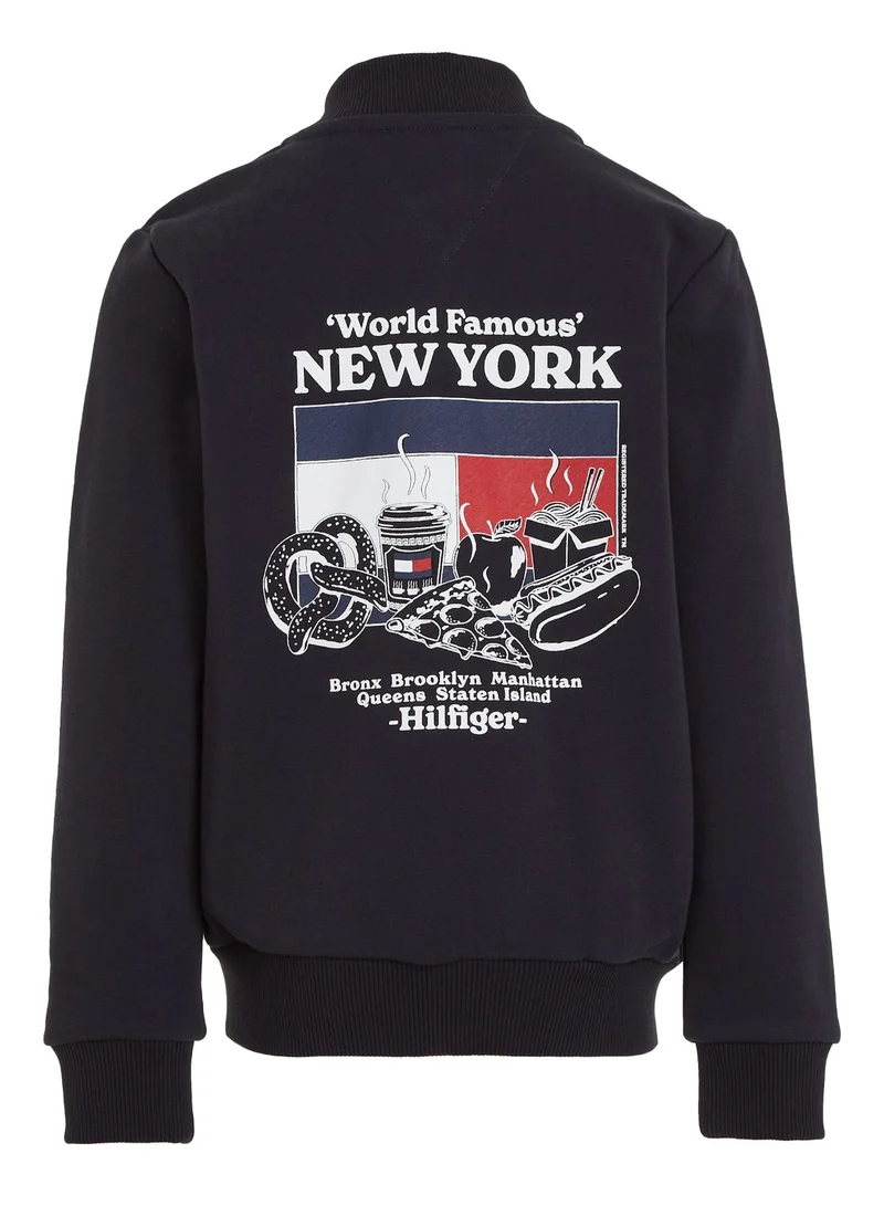 TOMMY HILFIGER Youth Logo Full Zip Sweatshirt