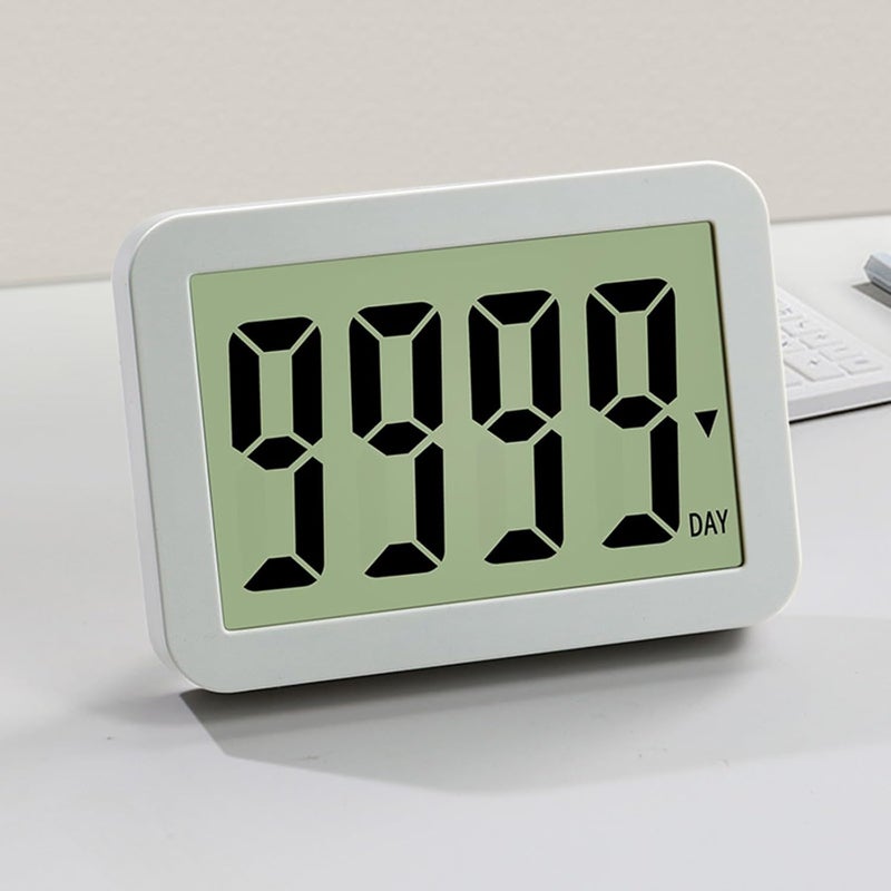 Digital Countdown Days Timer Clock 9999 with Stand Strong Back for Retirement Day - Image 4