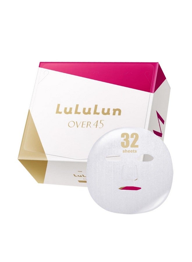لولوون مجموعة أقنعة الوجه الورقية المكونة من 32 قطعة للعناية اليومية بالبشرة المضادة للشيخوخة، أقنعة الوجه الورقية المرطبة والمرطبة للنساء والرجال، العناية بالبشرة اليابانية العضوية والطبيعية، أكثر من 45 عامًا من كاميليا بينك - Image 1